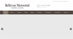Desktop Screenshot of bellevuefuneralchapel.com